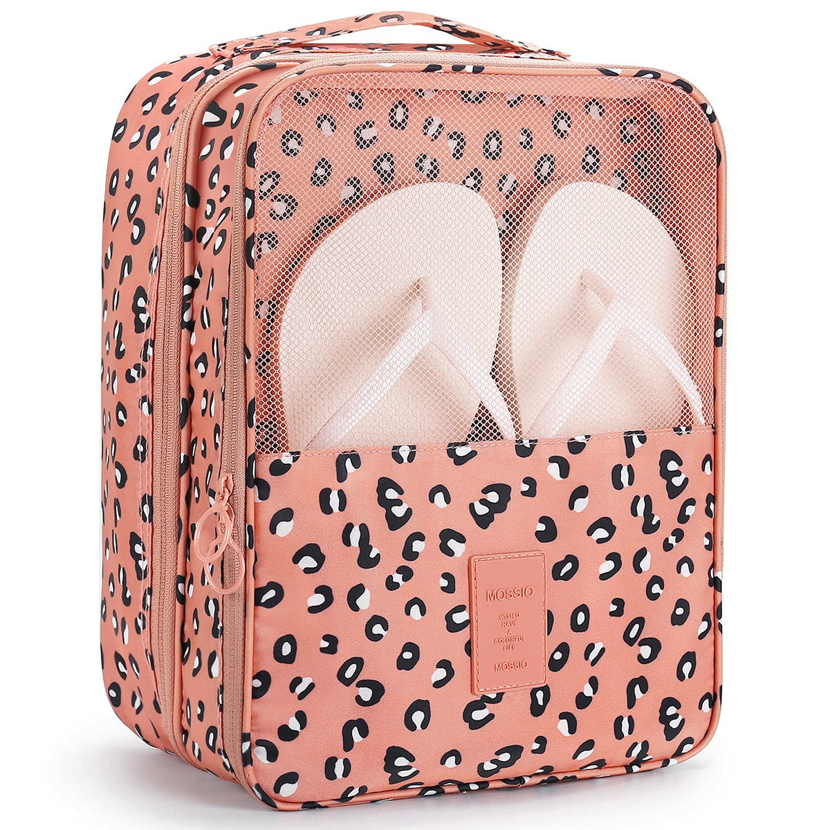Mossio Shoe Bag Holds 3 Pair of Shoes for Travel and Daily Use Storage Pouch