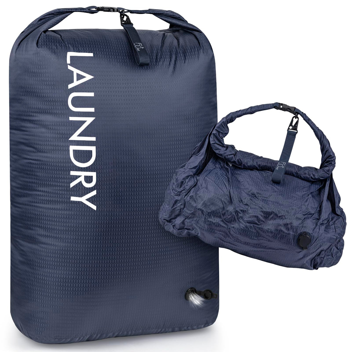Travel Laundry Bag, Waterproof Compression Storage for Dirty Clothes