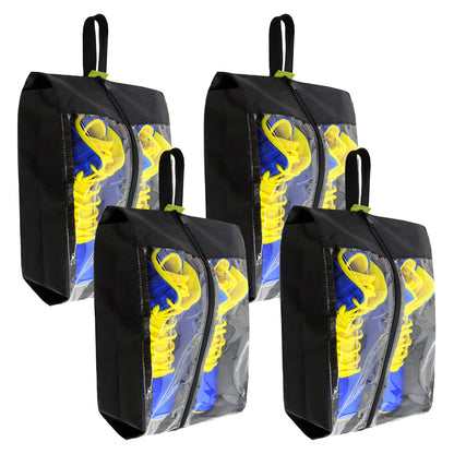 BeeGreen Shoe Organizer 6pcs Shoe Bags with Zipper Closure, Flower Design Shoe Storage Organizer with Handle Travel Bags For Men and Women, Portable Nylon Travel Gifts