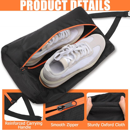 TOBWOLF Golf Shoes Bag, Smell-Proof & Waterproof Cleat Bag for Travel