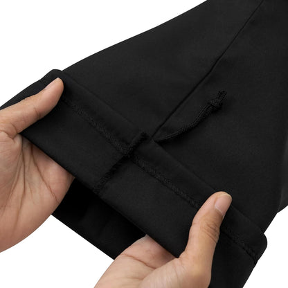 Black Cotton Drawstring Bags, Reusable Quality with Double String, For Storage Pantry Shoes Wardrobe Travel - Pack of 6 (Black Cotton Blend, 12 x 16 Inch)