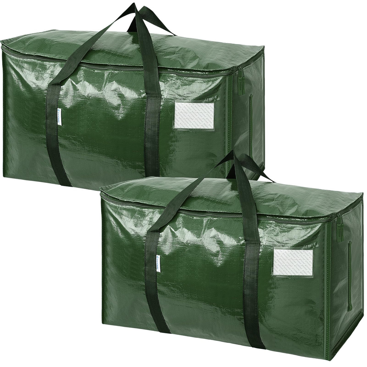 TICONN 6 Pack Extra Large Moving Bags Heavy Duty with Zippers & Carrying Handles, Durable Storage Bags Moving Boxes for Closet Organizers and Storage (6 Pack, Blue)