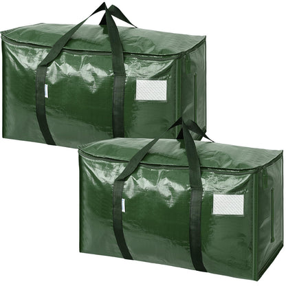TICONN 6 Pack Extra Large Moving Bags Heavy Duty with Zippers & Carrying Handles, Durable Storage Bags Moving Boxes for Closet Organizers and Storage (6 Pack, Blue)