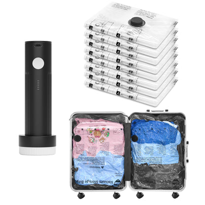 Vacuum Storage Bags for Travel & Home with Electric Pump, 28 Combo