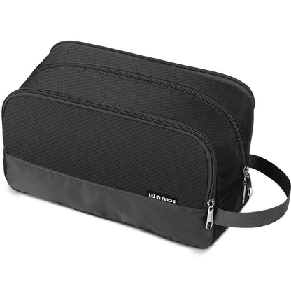 WANDF Travel Toiletry Bag for Men, Small Dopp Kit for Toiletries