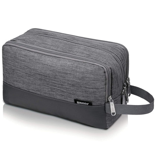 WANDF Travel Toiletry Bag for Men, Small Dopp Kit for Toiletries