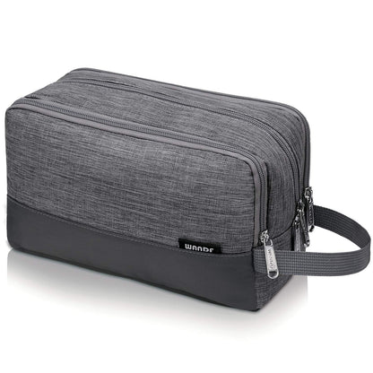 WANDF Travel Toiletry Bag for Men, Small Dopp Kit for Toiletries