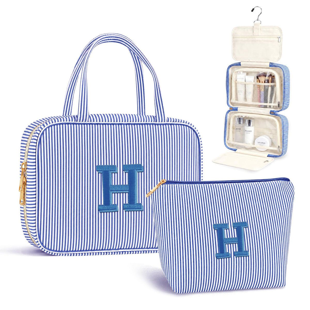 Travel Hanging Toiletry Bag&Makeup Bag Set - Birthday Gifts for Women Girls