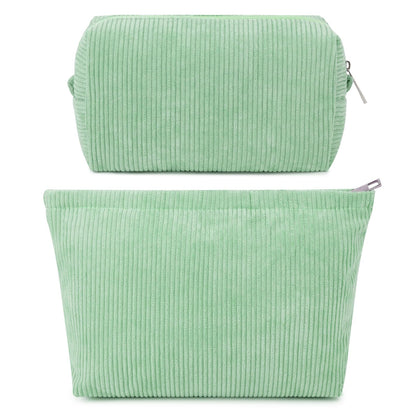 SOIDRAM 2 Pieces Makeup Bag Large Checkered Cosmetic Bag Capacity Canvas Mix Travel Toiletry Bag Organizer Cute Makeup Brushes Aesthetic Accessories Storage Bag for Women, Checkered Mix Rose Red