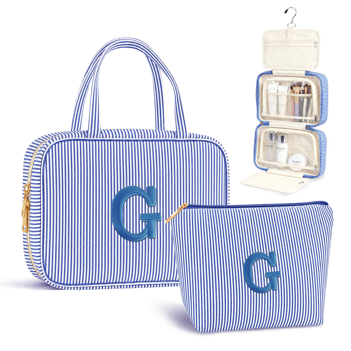 Travel Hanging Toiletry Bag&Makeup Bag Set - Birthday Gifts for Women Girls