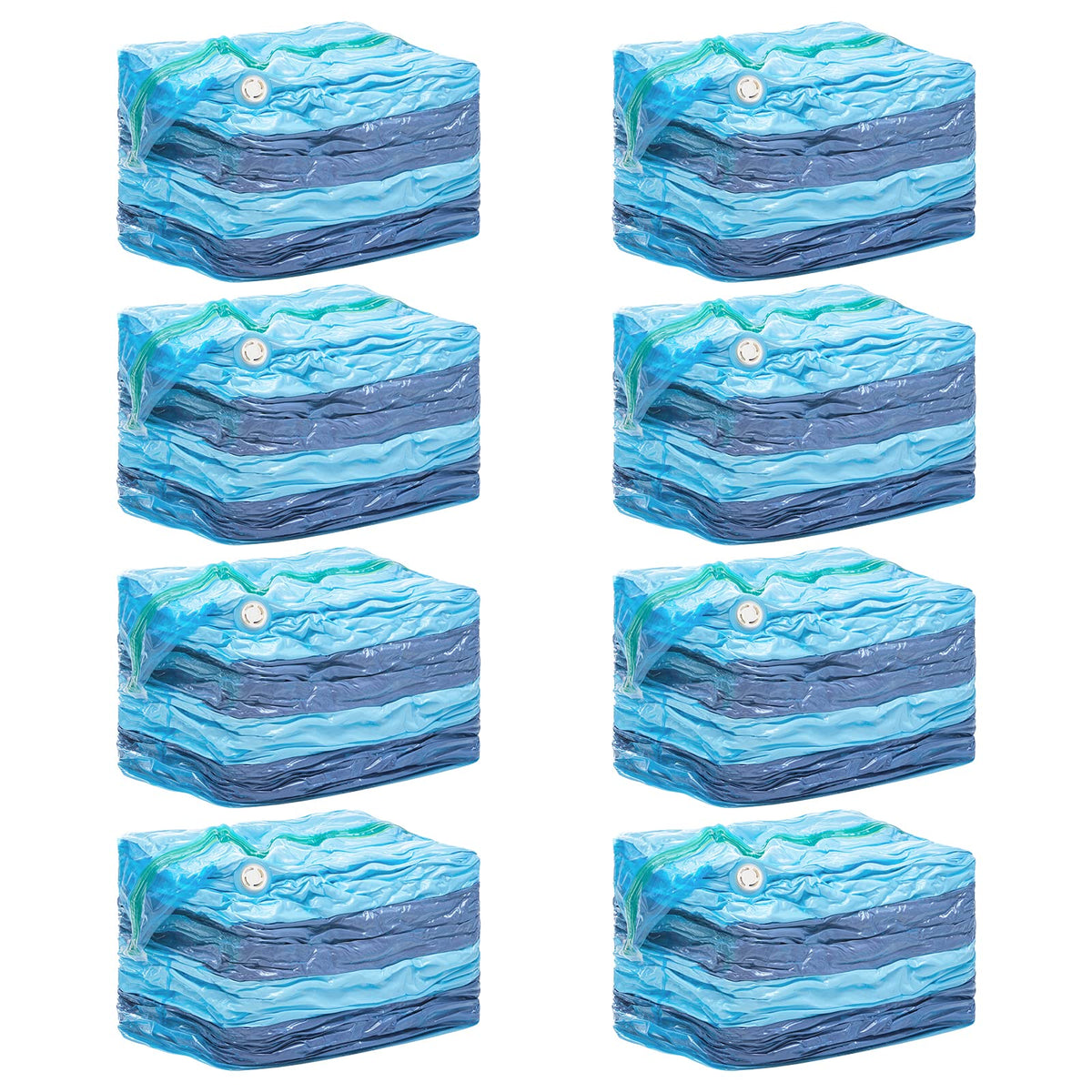 TAILI 6 Pack Vacuum Storage Bags, Jumbo Cube (31x40x15 Inch), Cream