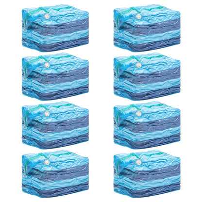 TAILI 6 Pack Vacuum Storage Bags, Jumbo Cube (31x40x15 Inch), Cream