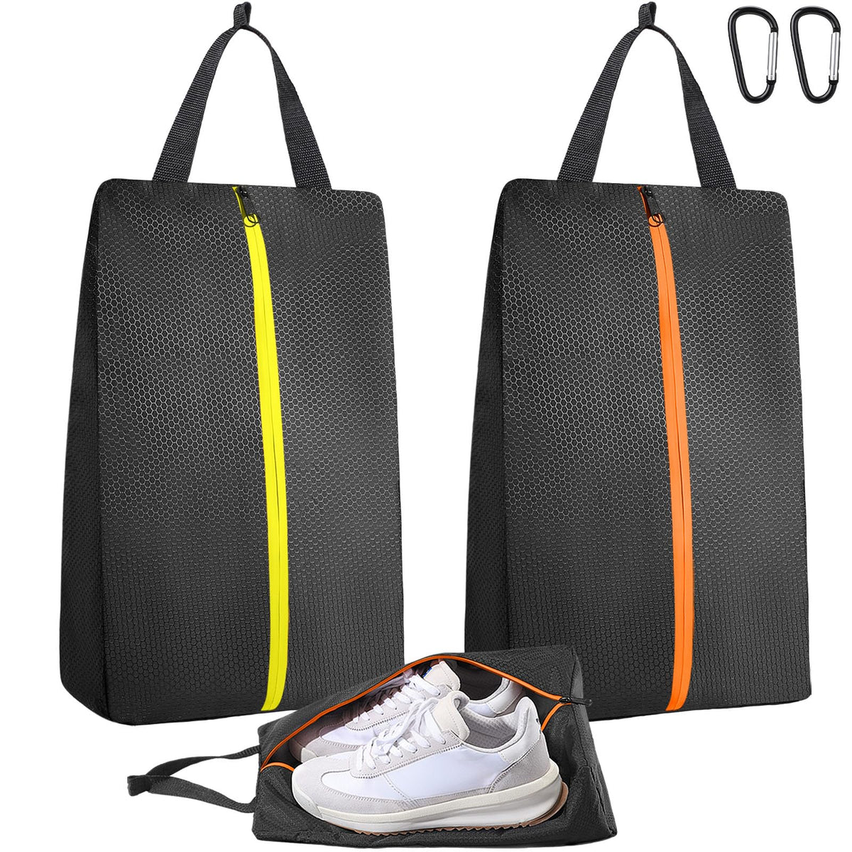 TOBWOLF Golf Shoes Bag, Smell-Proof & Waterproof Cleat Bag for Travel