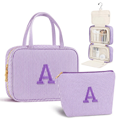 Travel Hanging Toiletry Bag&Makeup Bag Set - Birthday Gifts for Women Girls