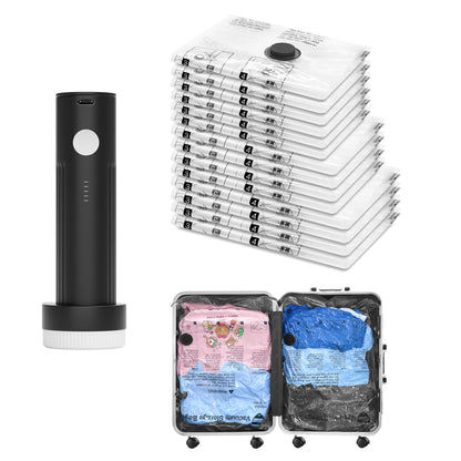 Vacuum Storage Bags for Travel & Home with Electric Pump, 28 Combo