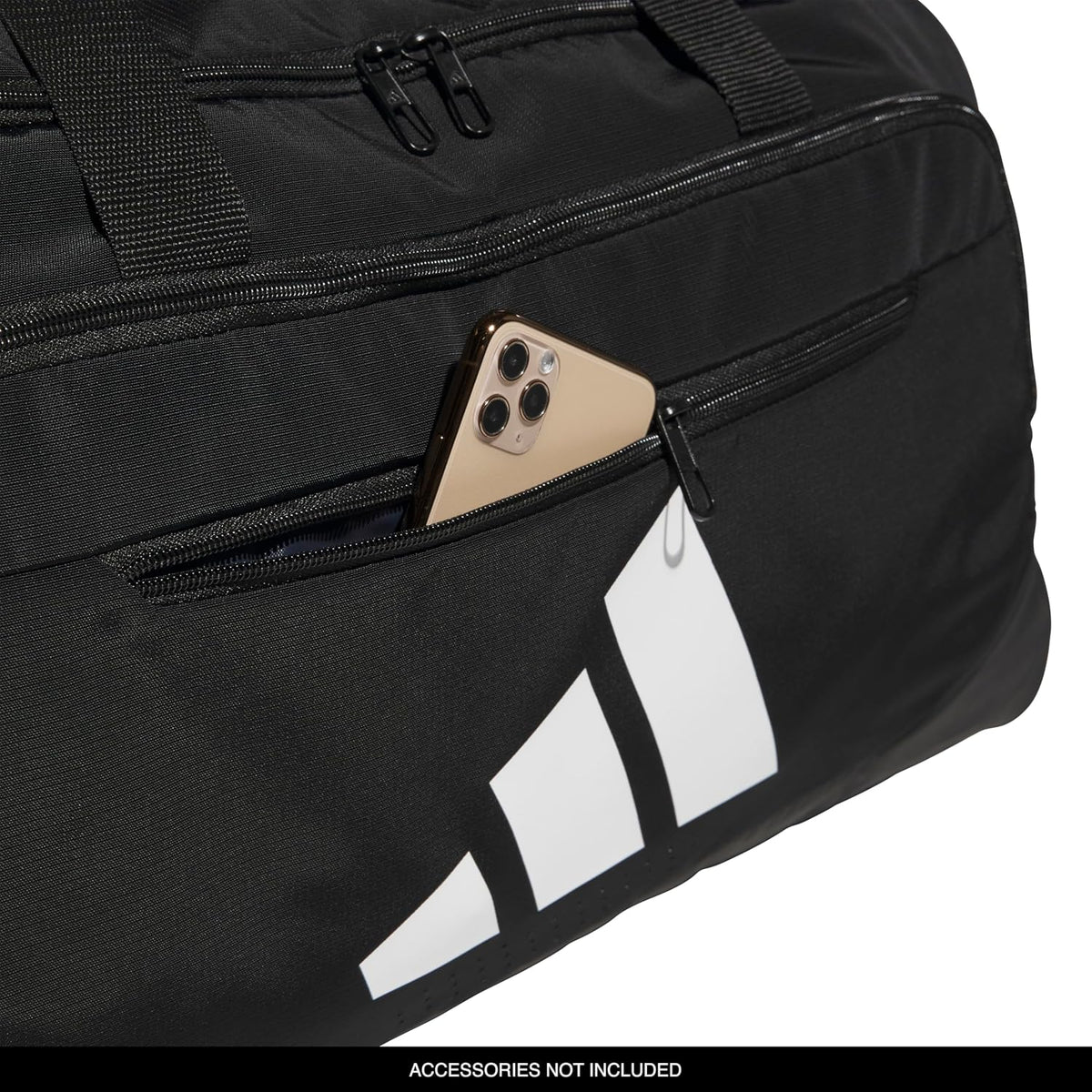 adidas Defender Duffel Bag, Black, OSFA