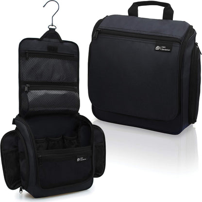 D&D Wanderlust Hanging Travel Toiletry Bag for Women & Men, Large Organizer