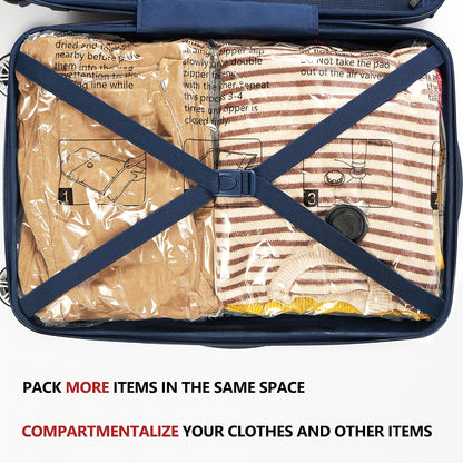 Vacuum Storage Bags for Travel & Home with Electric Pump, 28 Combo