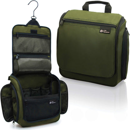 D&D Wanderlust Hanging Travel Toiletry Bag for Women & Men, Large Organizer